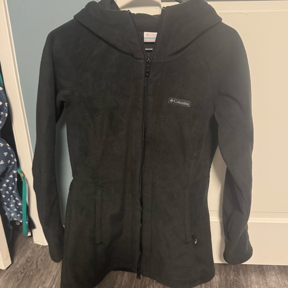 Columbia, Black, fleece, size medium jacket.